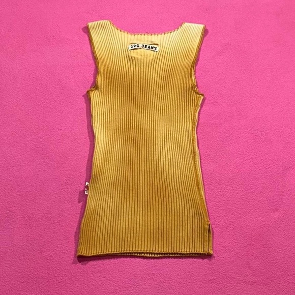 VINTAGE 90s JPG JEANS TANK TOP - Picture 4 of 4